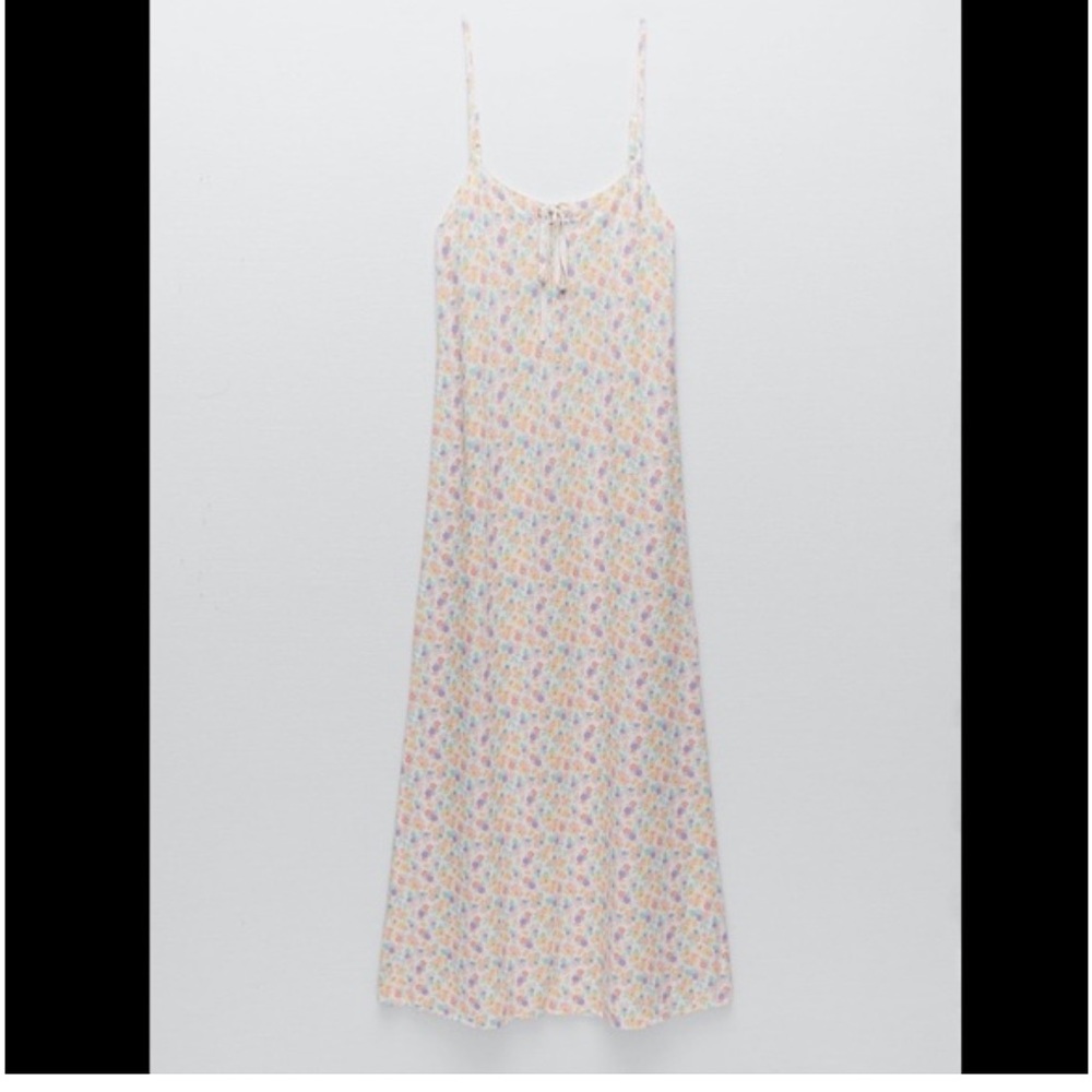 Zara knit floral dress